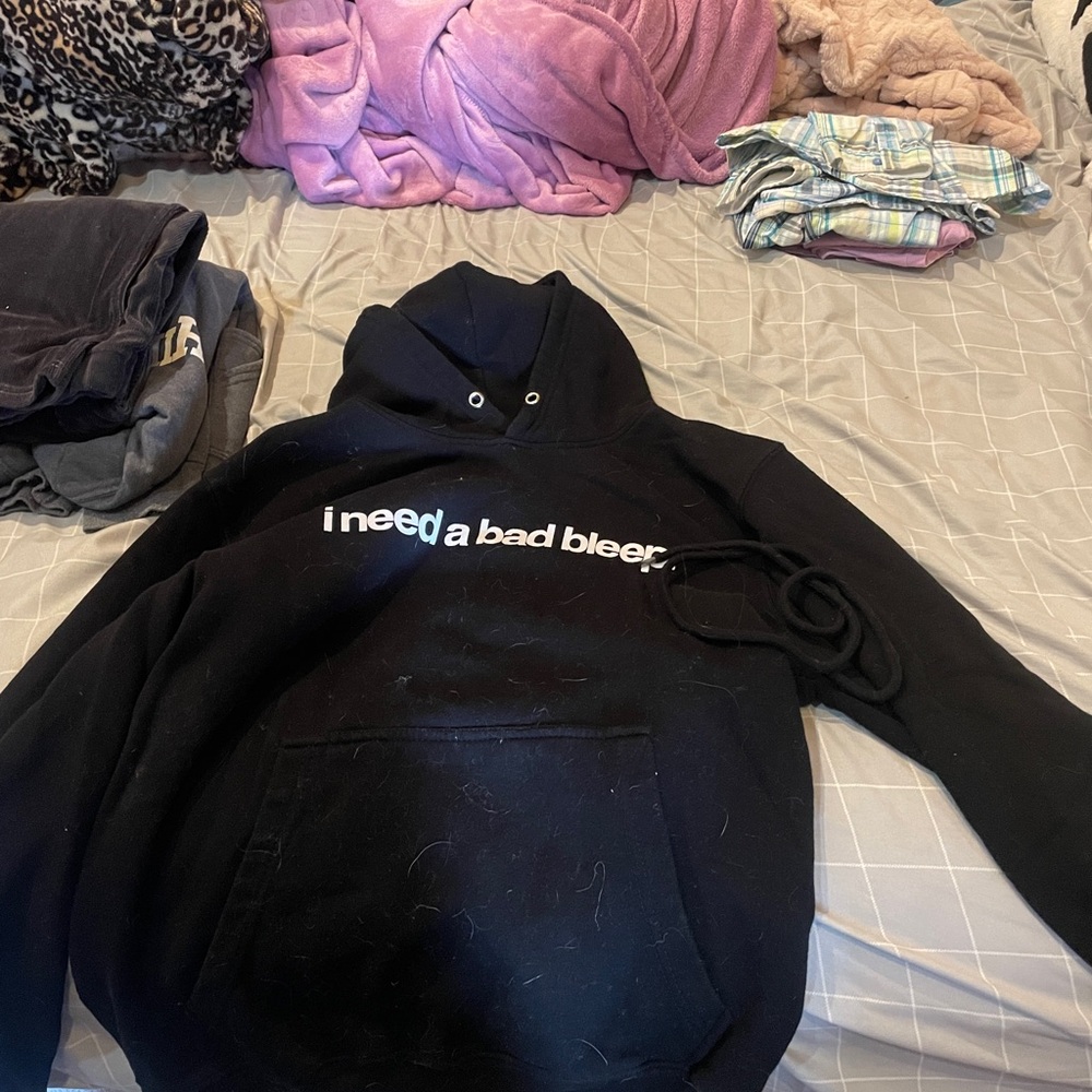 Addison Rae Black Graphic Hoodie
